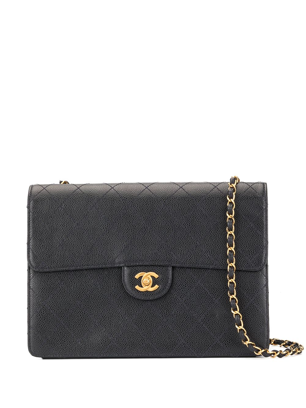 фото Chanel pre-owned сумка на плечо jumbo xl на цепочке