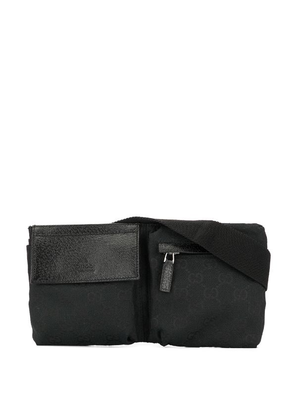 gucci bum bag black