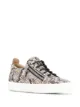 Image 2 of Giuseppe Zanotti snakeskin print sneakers