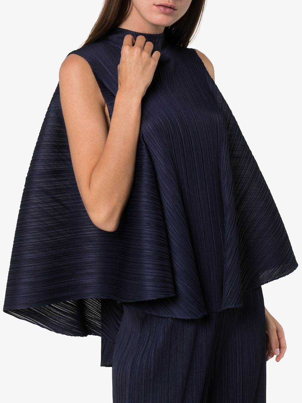 фото Pleats Please Issey Miyake топ без рукавов с плиссировкой