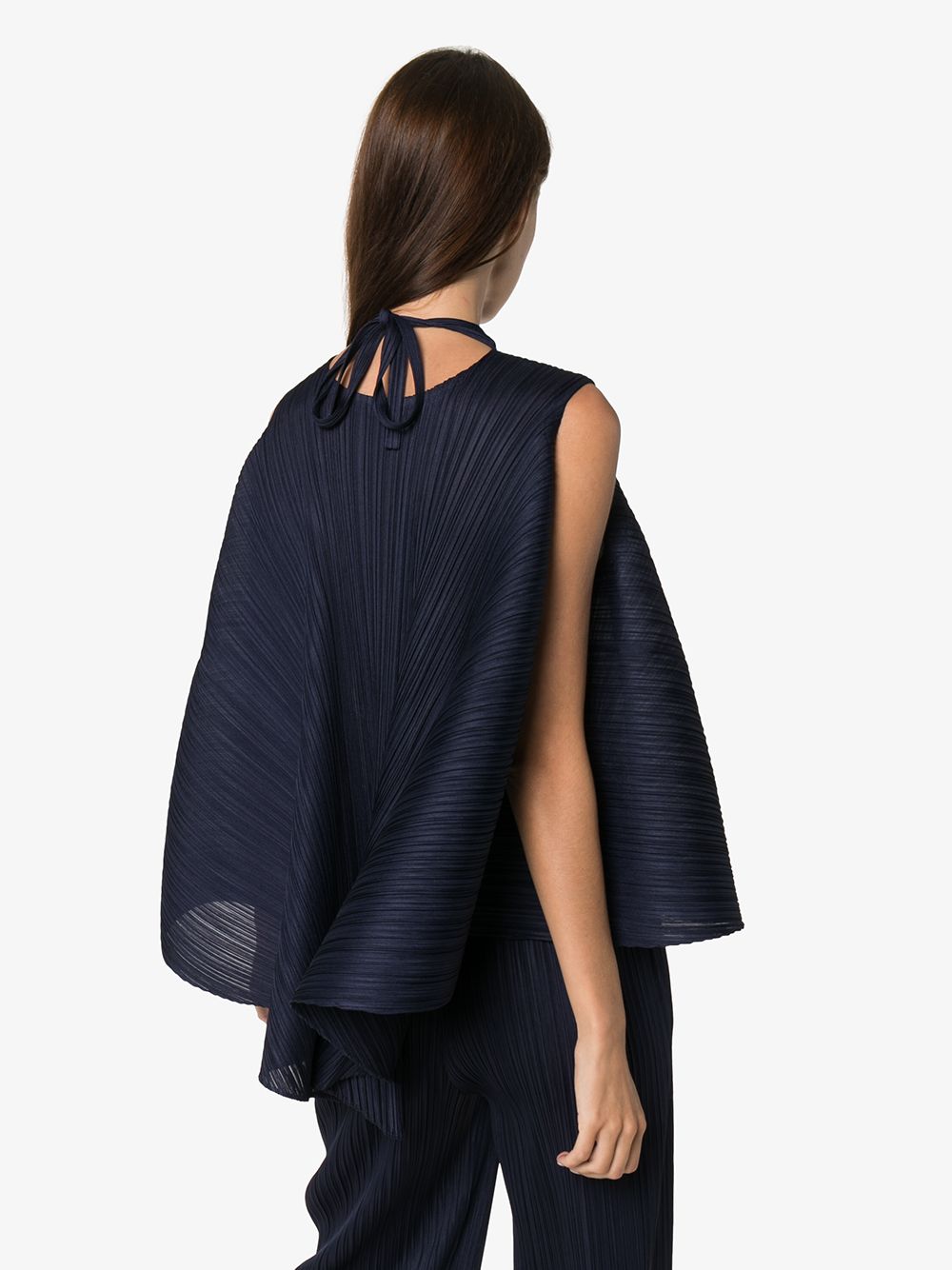 фото Pleats Please Issey Miyake топ без рукавов с плиссировкой