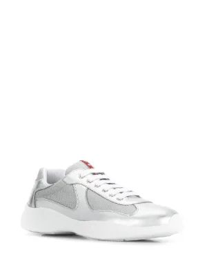 white mens prada trainers