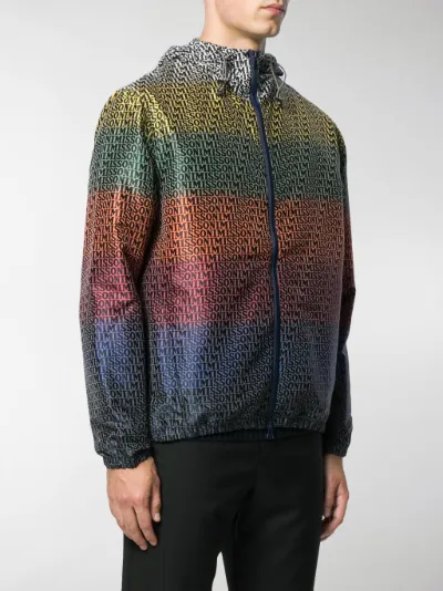 Missoni logo print windbreaker jacket 