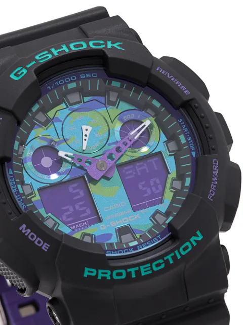 g shock ga 100 bl