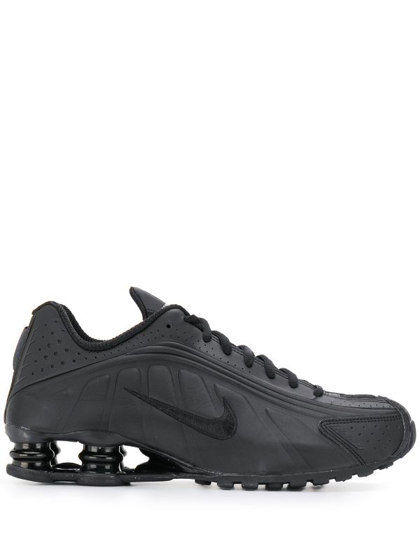 Shop black Nike Shox R4 sneakers with 