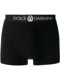 Dolce & Gabbana logo embroidered boxers - Black