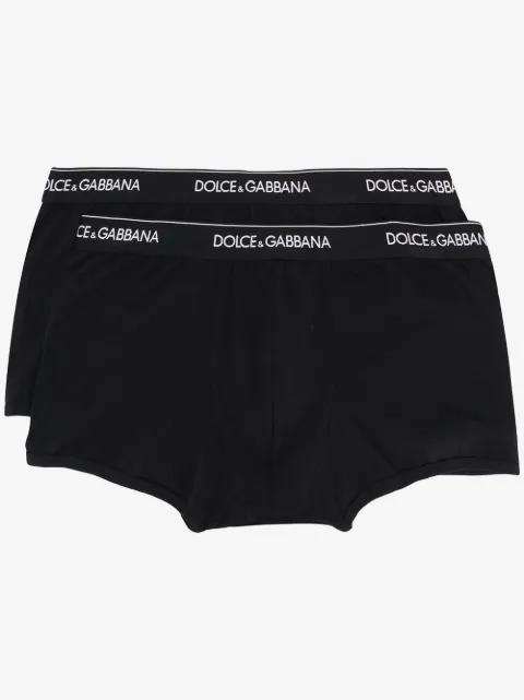 Dolce & Gabbana logo-waistband boxer briefs (pack of two)