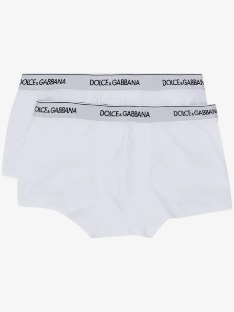 Dolce & Gabbana logo-waistband boxer briefs (pack of two)
