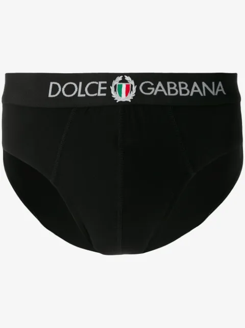 Dolce & Gabbana logo embroidered briefs