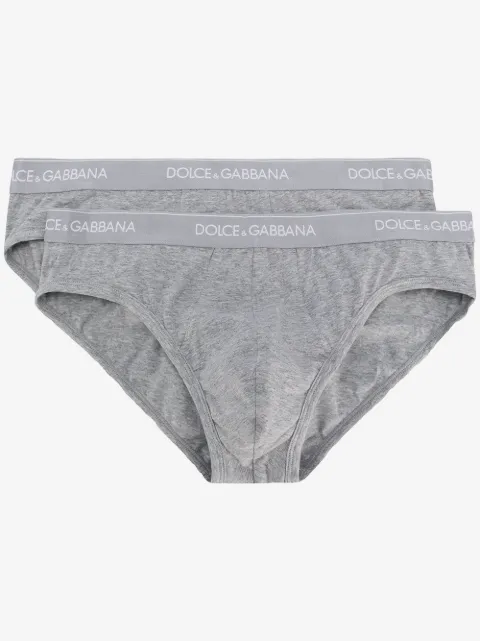 Dolce & Gabbana logo-waistband boxer briefs (pack of two)