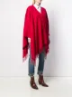Moschino Pre-Owned 1990s fringed poncho