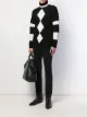 Image 2 of Saint Laurent roll neck argyle jumper