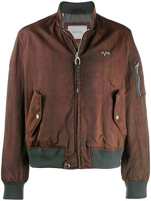 lanvin bomber jacket mens