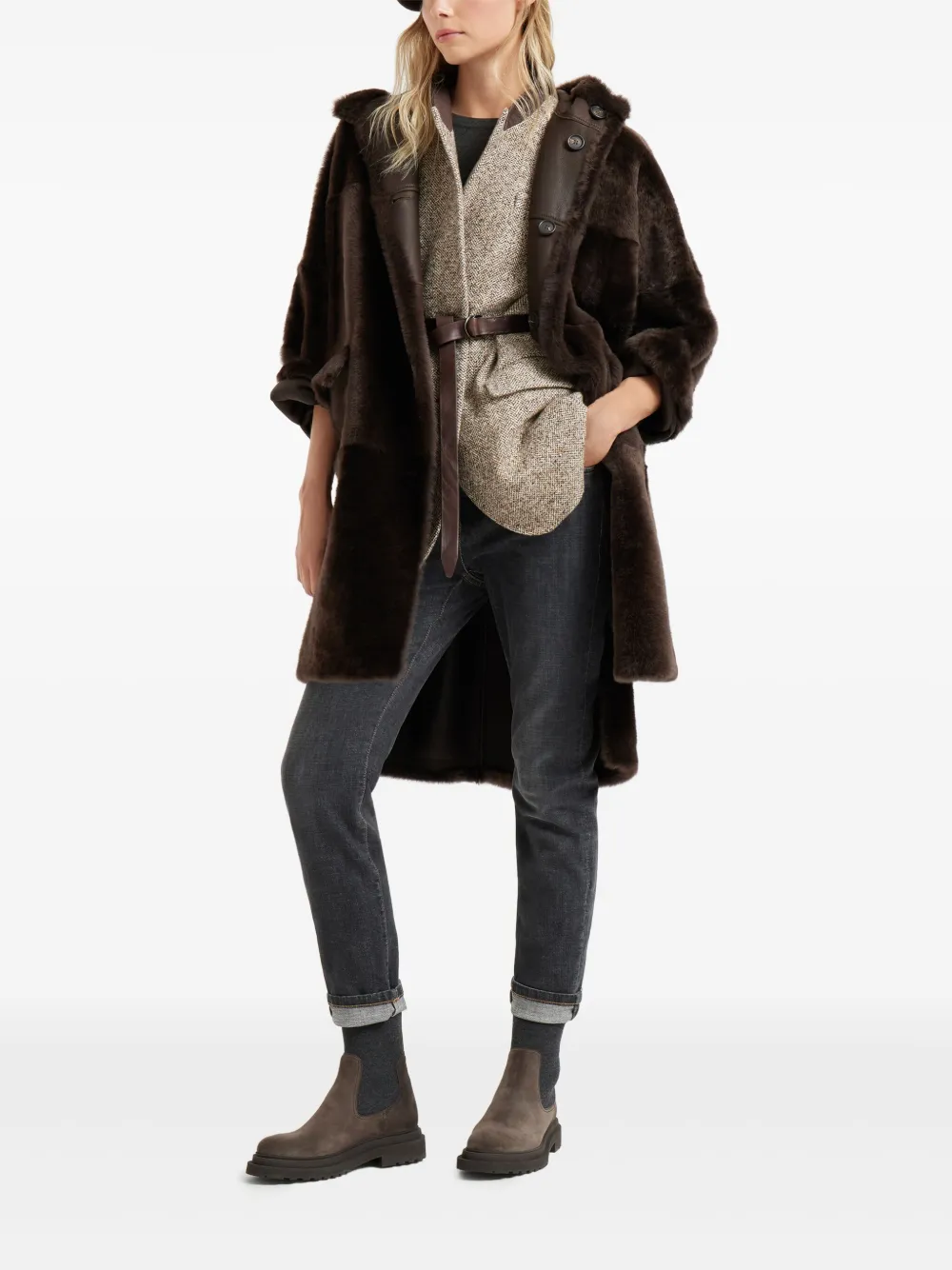 Brunello Cucinelli كنزة برقبة دائرية | سويت شيرتات | Image 2