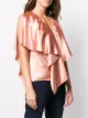 LANVIN v-neck draped top