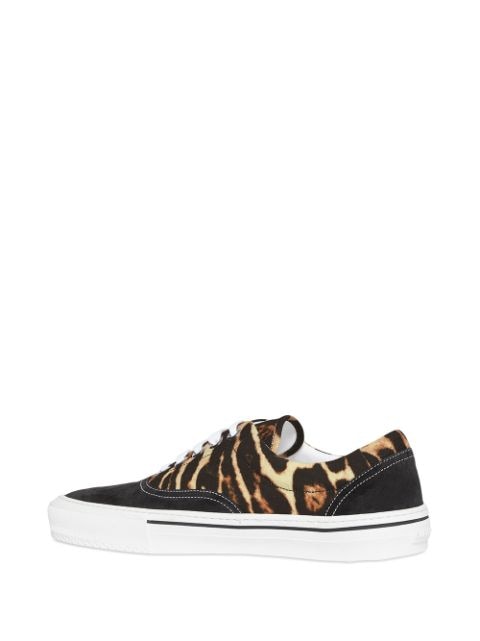 leopard burberry sneakers