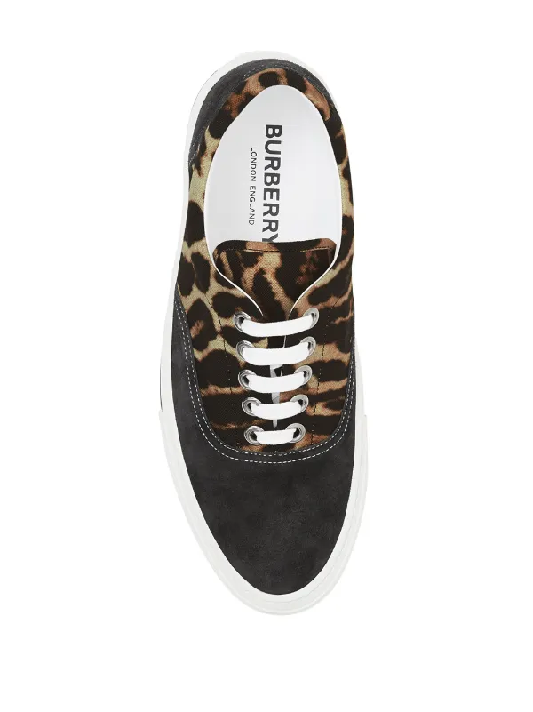 burberry leopard print sneakers