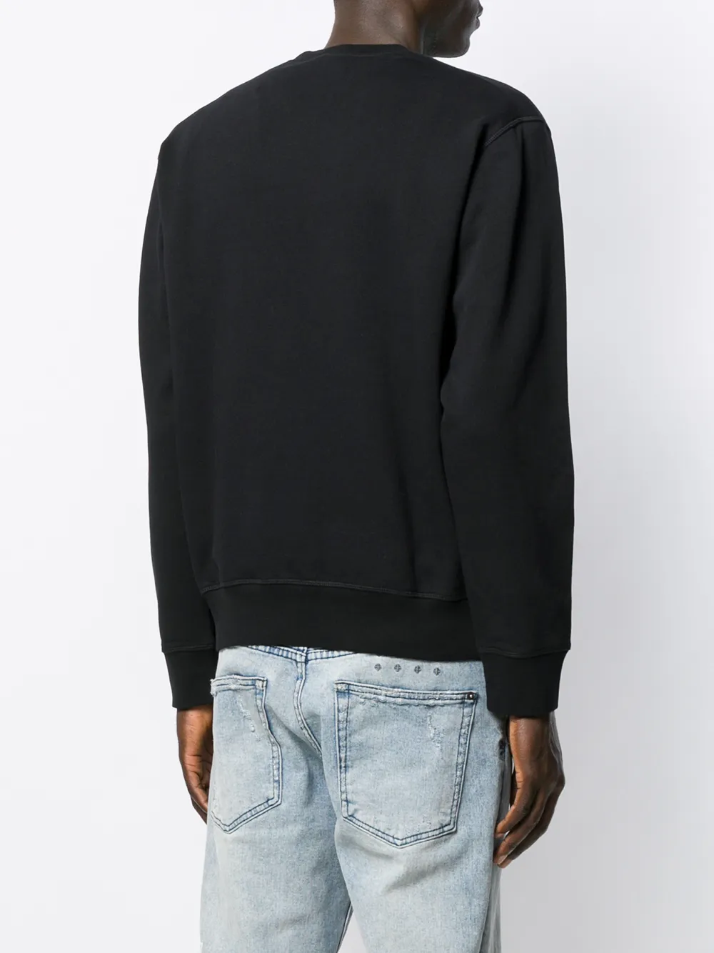 DSQUARED2 Sweater met grafisch logo Zwart