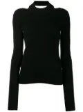 Helmut Lang open back jumper - Black