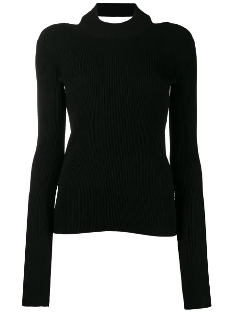 Helmut Lang open back jumper