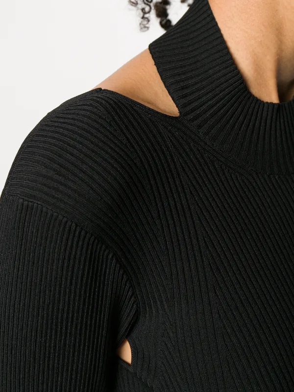 Helmut Lang Open Back Jumper | Black | FARFETCH