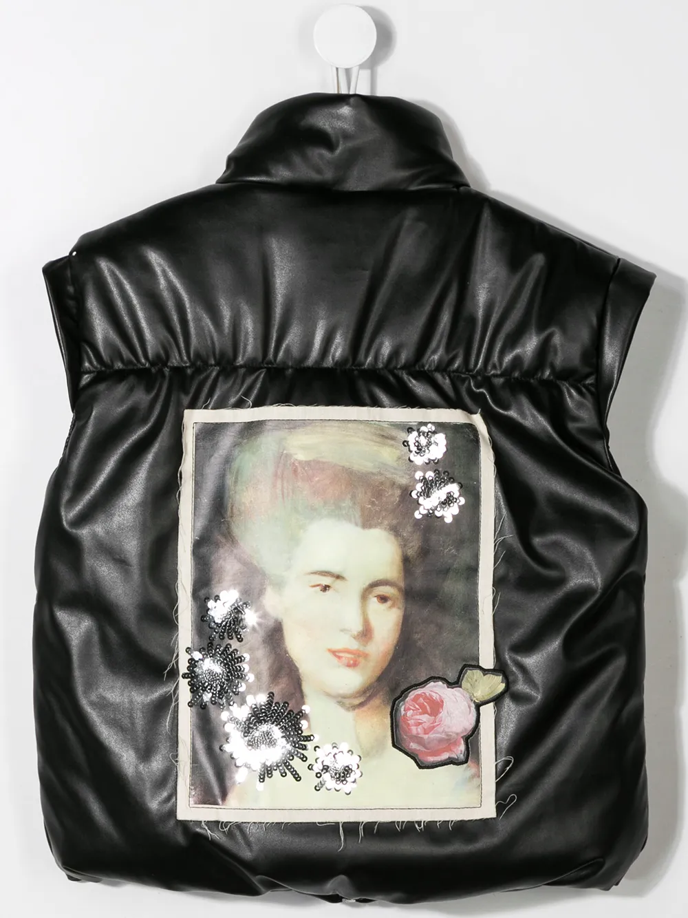 Image 2 of Andorine Puffer leather look gilet