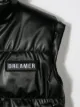 Andorine Puffer leather look gilet