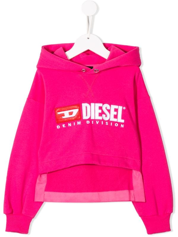 diesel cropped hoodie