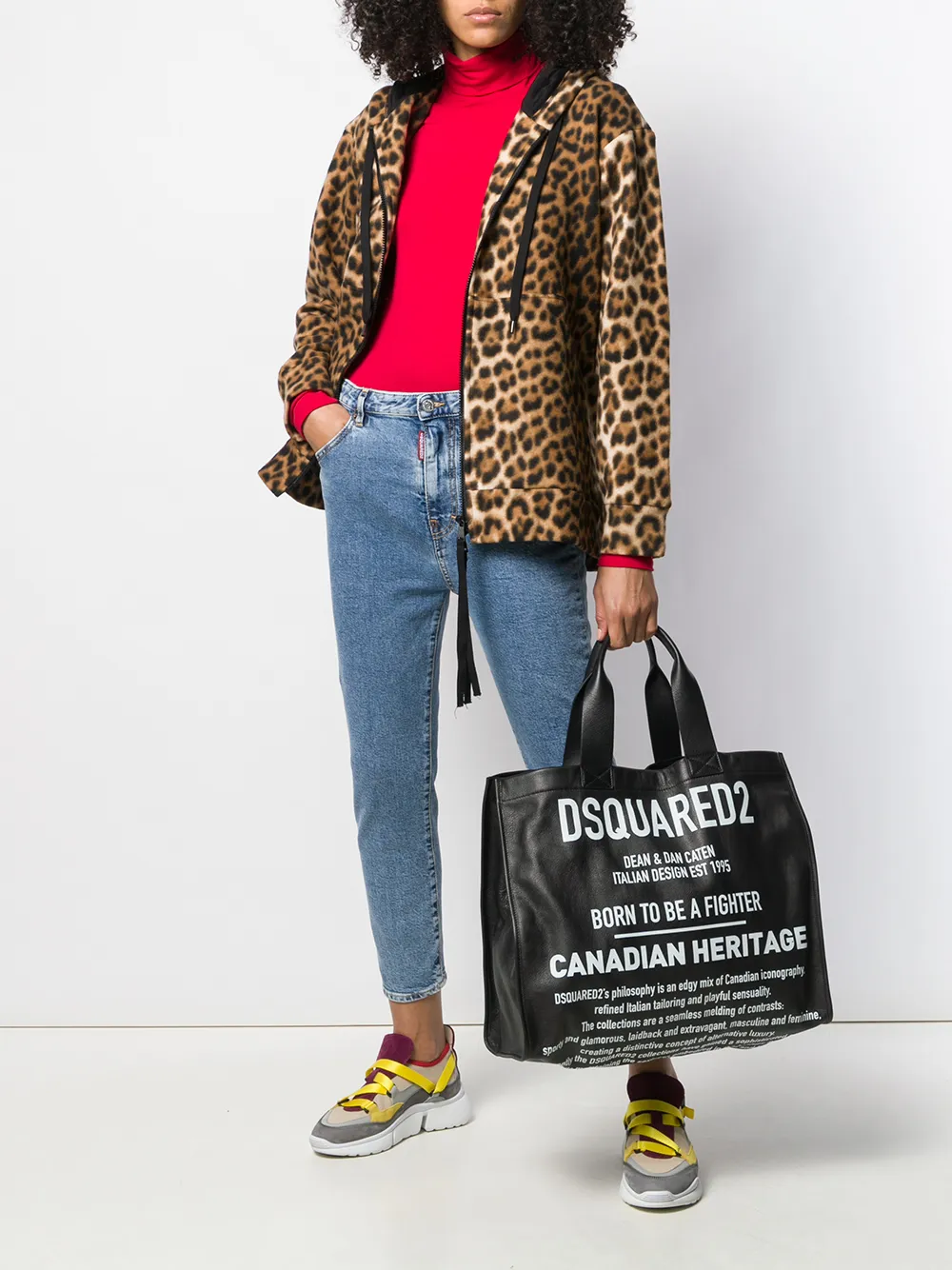 DSQUARED2 Cropped jeans Blauw