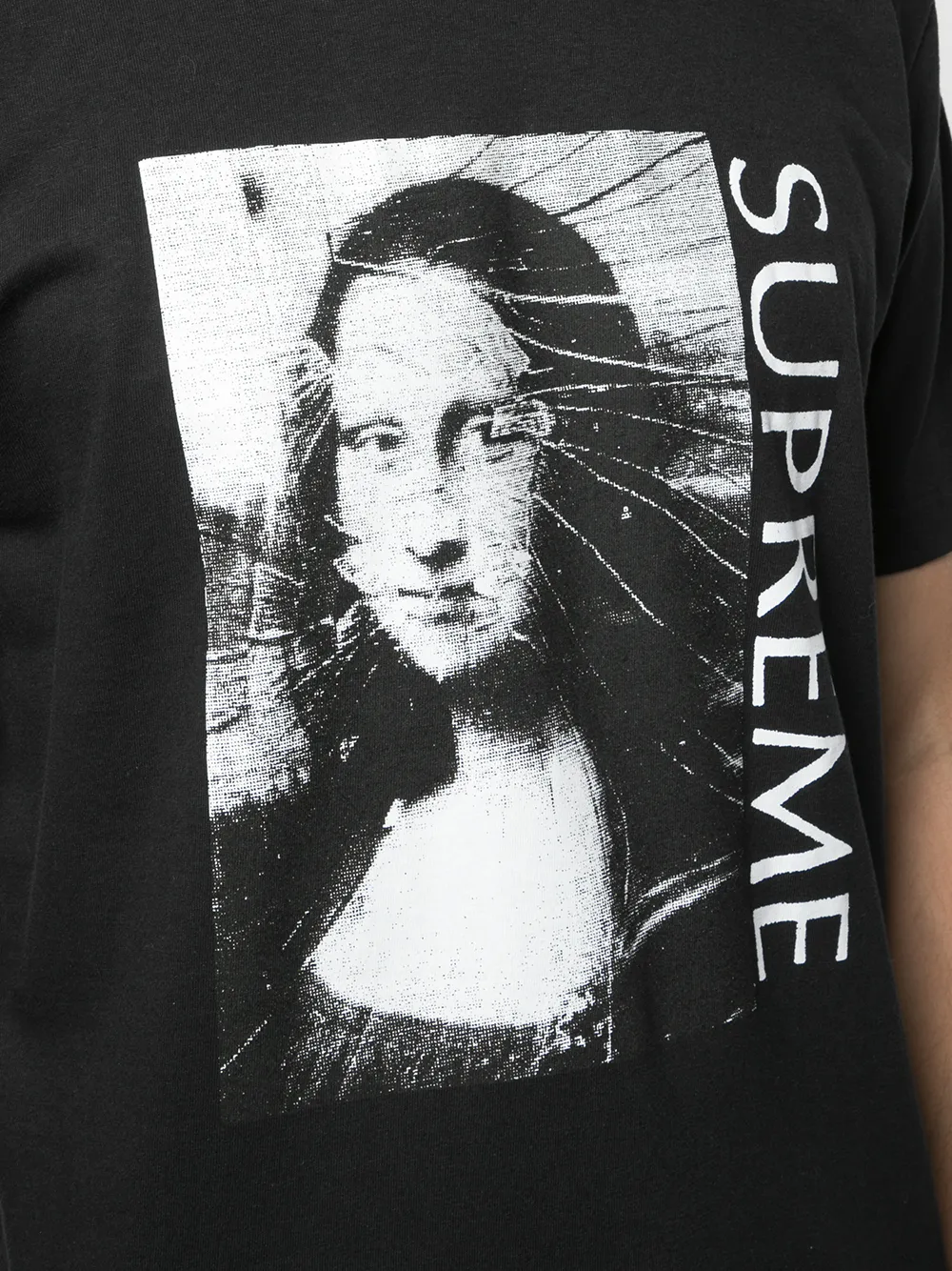 メンズsupreme mona lisa Tee 白S モナリザ