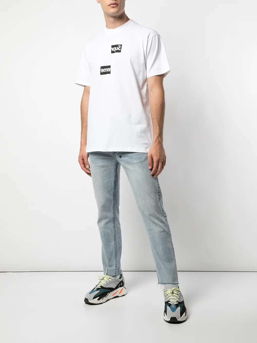 Supreme T-shirt met logo - Wit