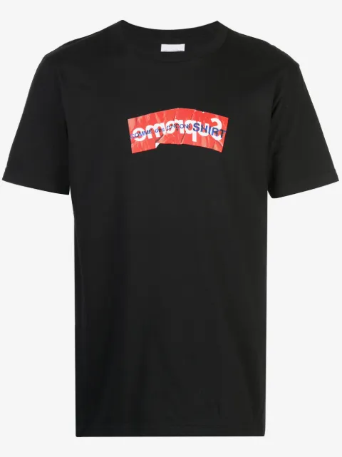 Supreme Supreme x CDG logo print T-shirt