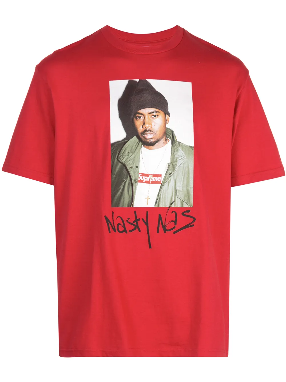 supreme  nas tシャツファッション