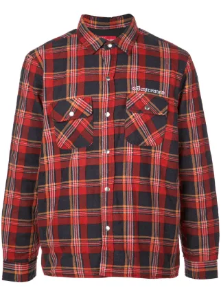 supreme independent flannel