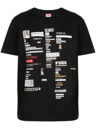 supreme purple on black box logo crewneck