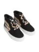 Burberry Kids حذاء رياضي برقبة وكاروهات كلاسيكية