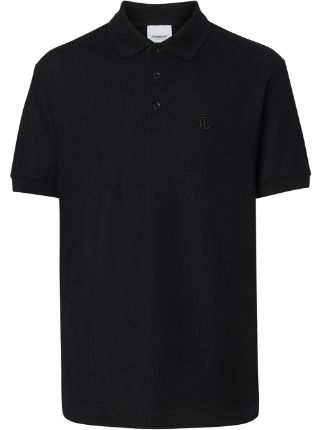 Burberry Monogram Motif Cotton Piqué Polo Shirt - Farfetch