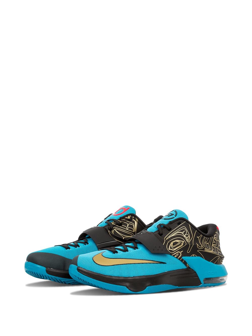 Shop Nike Kd Vii N7 Sneakers In Blue