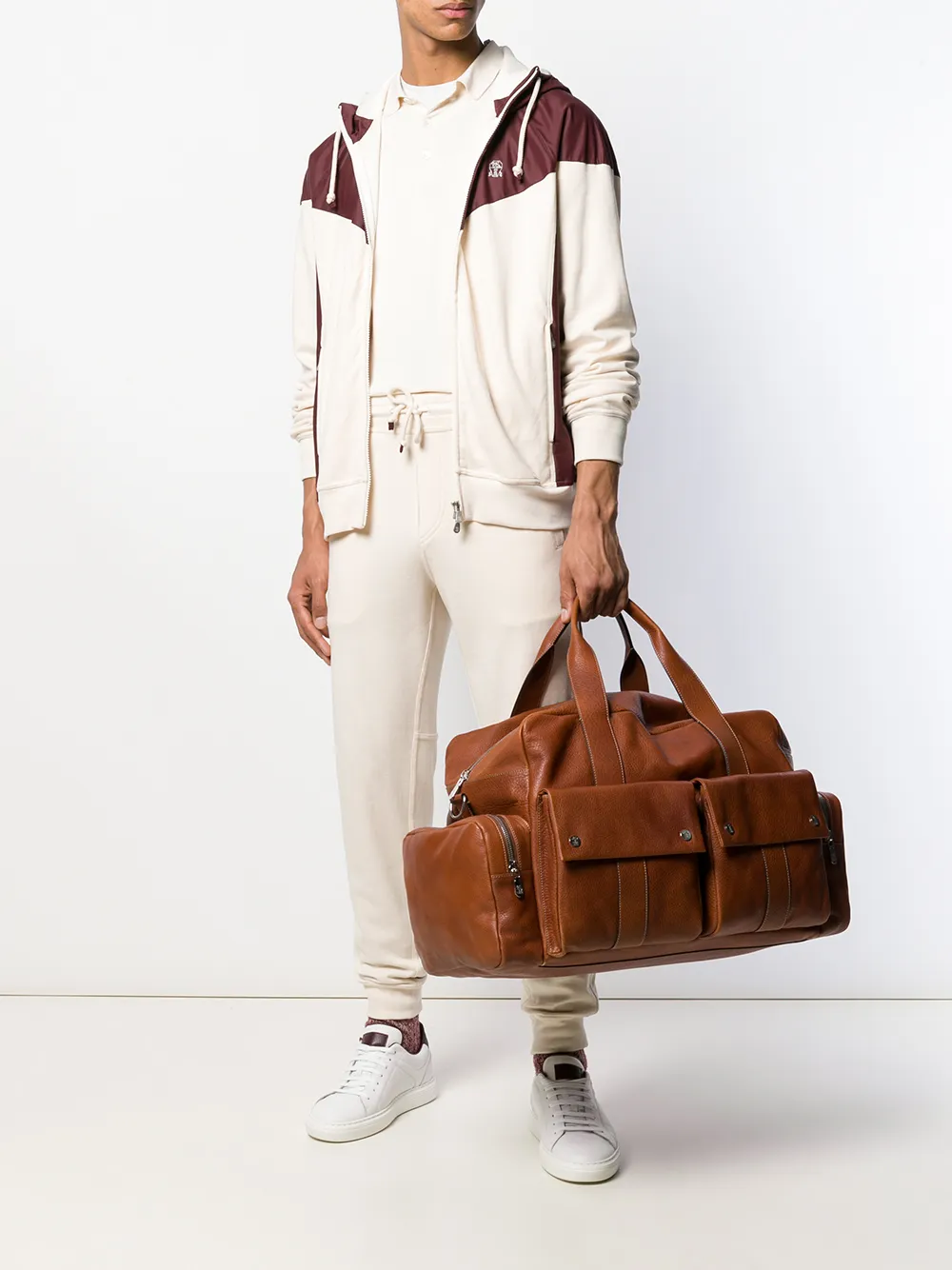 Brunello Cucinelli Basic T-shirt - Grijs