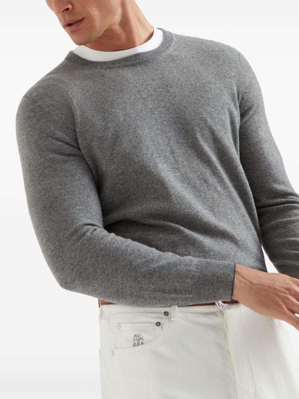 Brunello Cucinelli crew-neck cashmere jumper Men