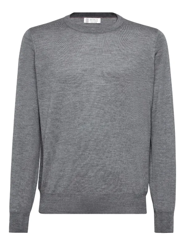 【美品】BRUNELLO CUCINELLI コットンニット クルーネック Brunello Cucinelli クルーネック セーター 通販 - FARFETCH