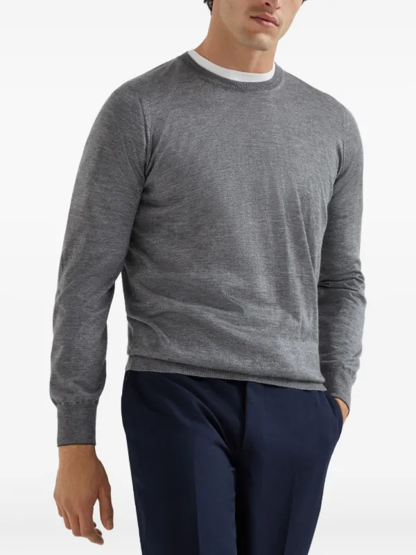 【美品】BRUNELLO CUCINELLI コットンニット クルーネック Brunello Cucinelli クルーネック セーター 通販 - FARFETCH
