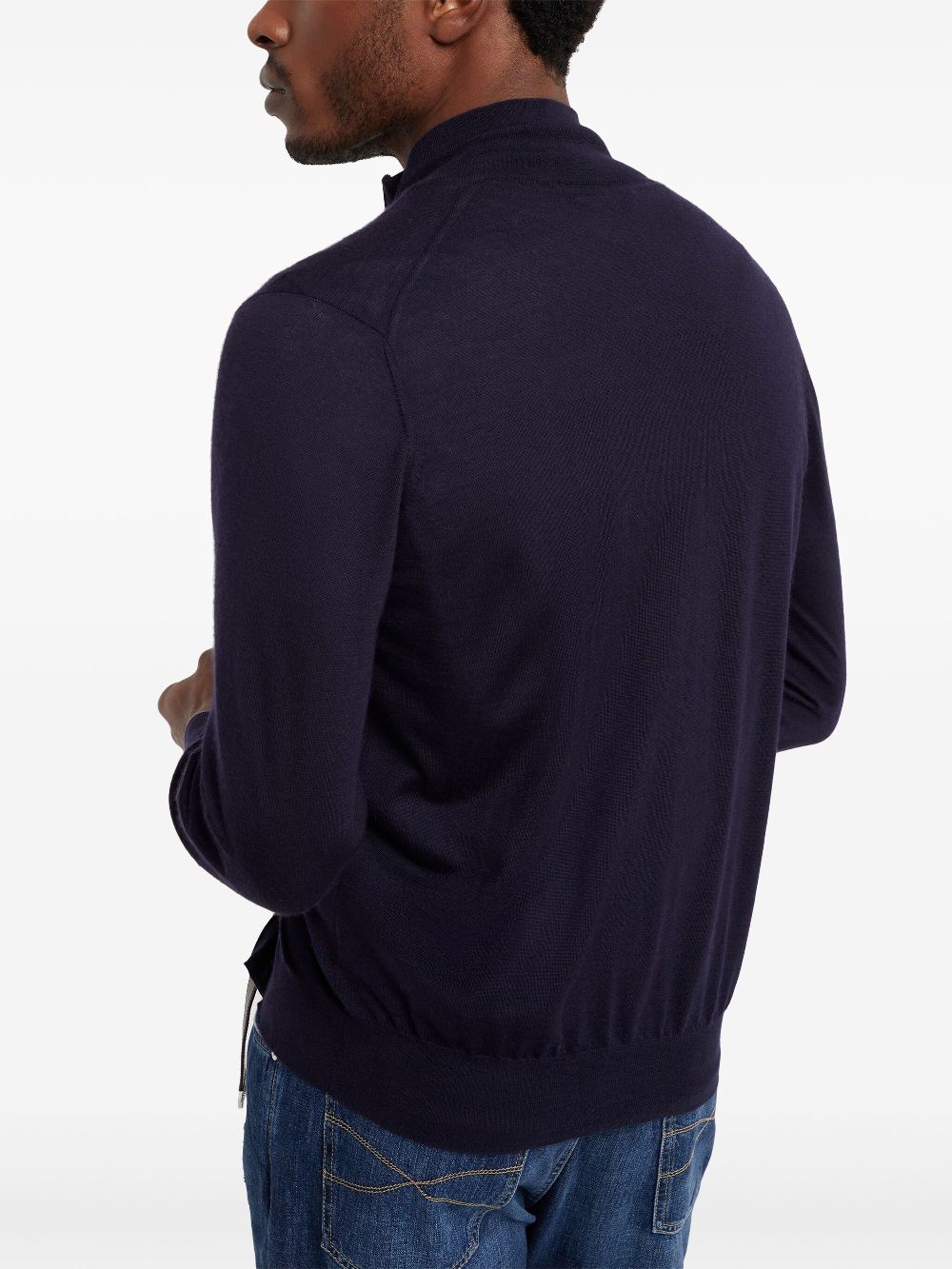 Brunello Cucinelli zip-up knit cardigan Men