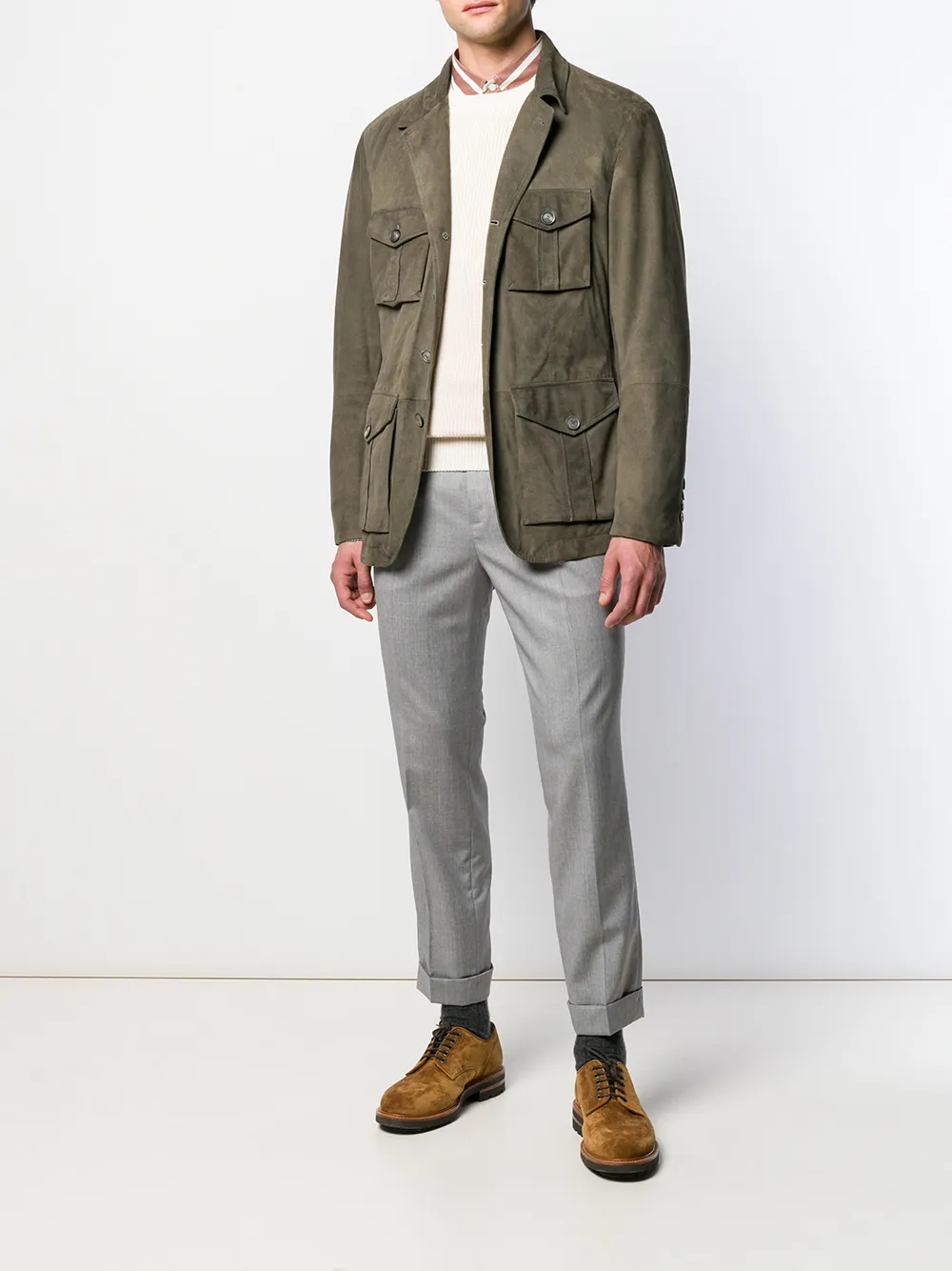 Brunello Cucinelli Geribbelde trui - Beige