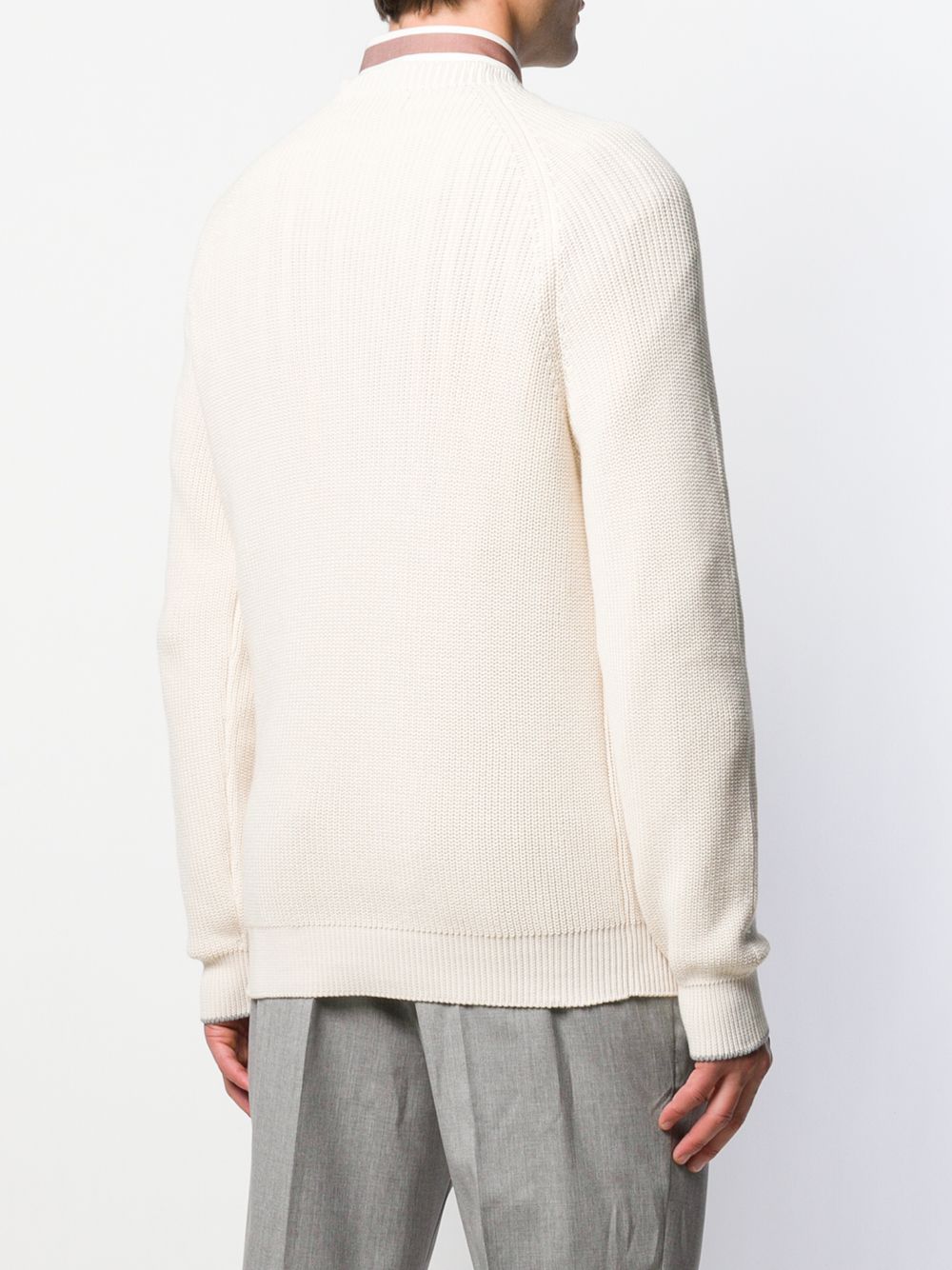 Brunello Cucinelli Geribbelde trui Beige