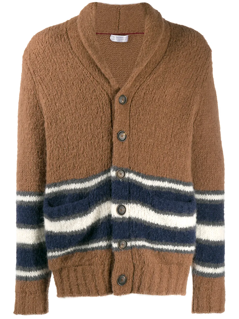 Brunello Cucinelli Striped Cardigan 