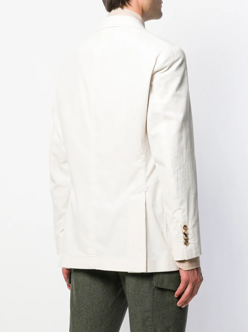Brunello Cucinelli Ribfluwen blazer Wit