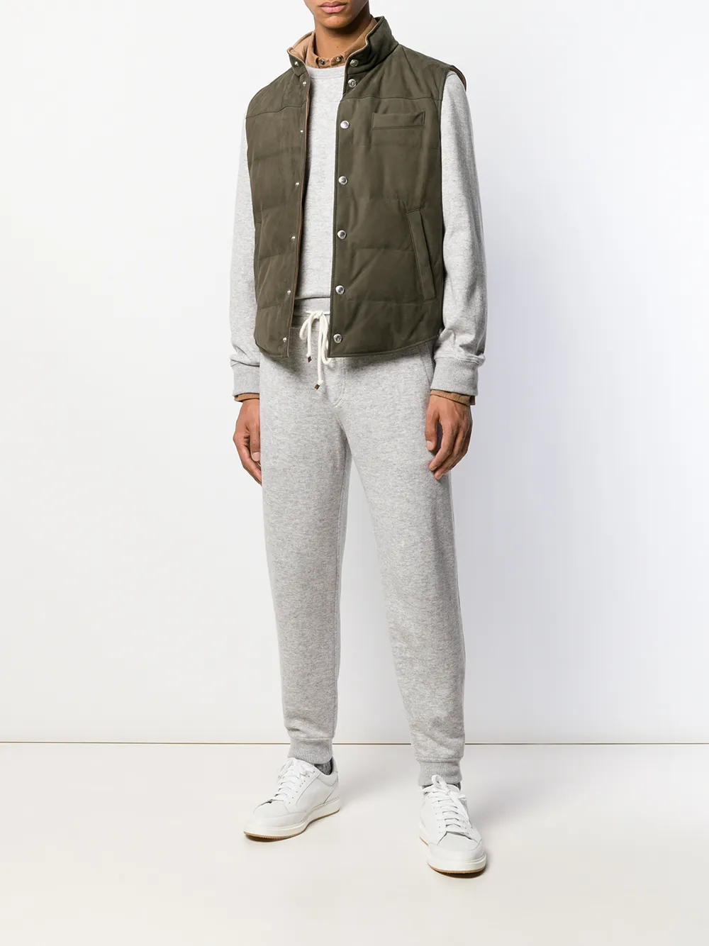 Brunello Cucinelli Klassieke trainingsbroek - Grijs