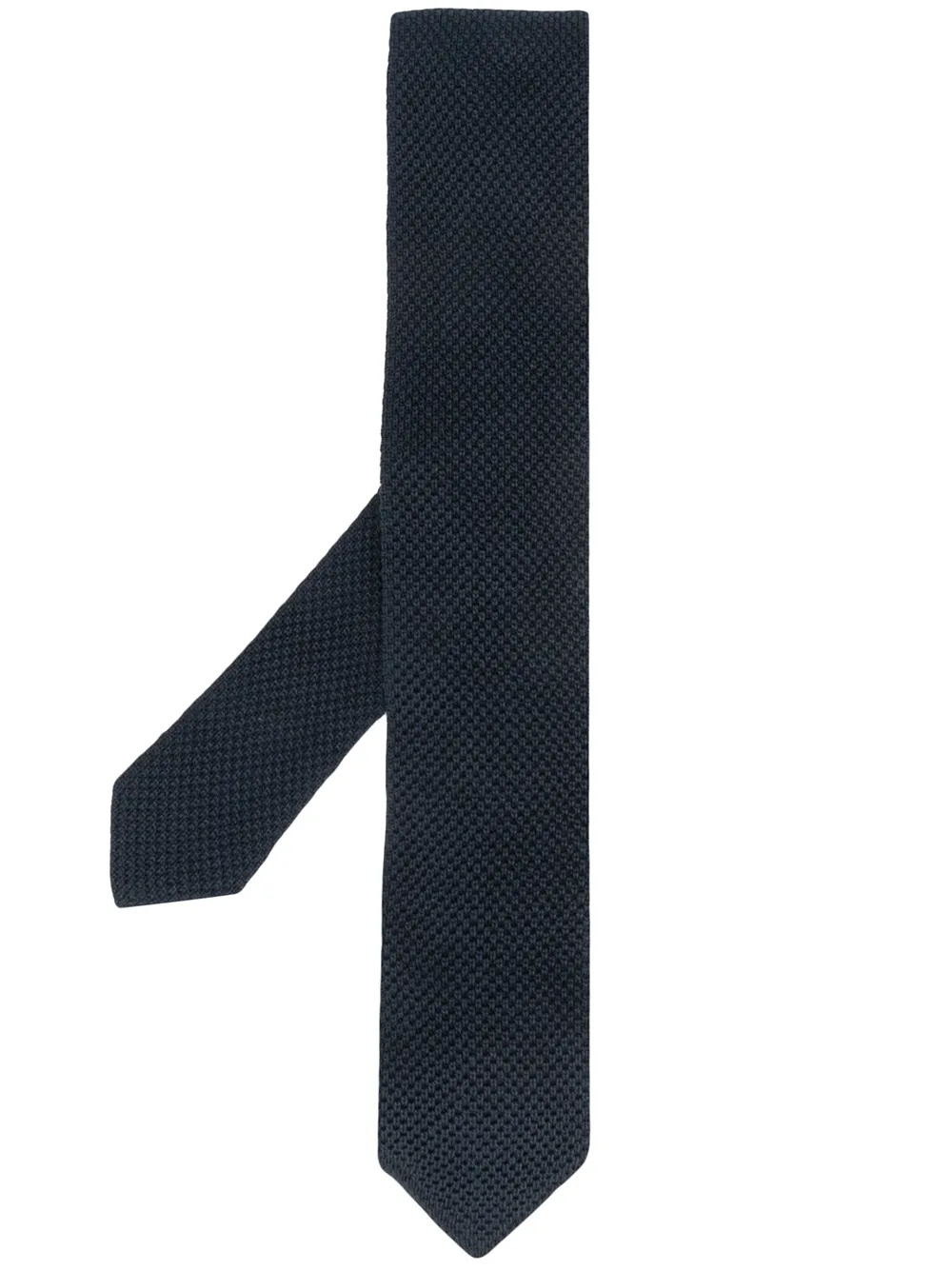 Brunello Cucinelli knitted style tie | Blue | Image 1