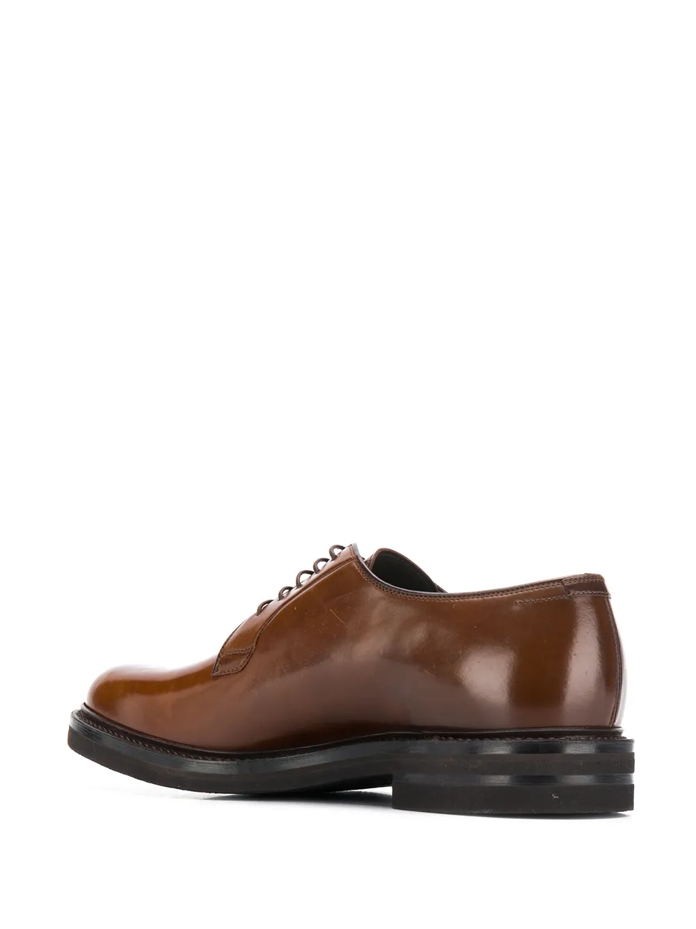 Brunello Cucinelli classic lace-up Derby shoes Brown